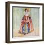 English Woman 1610-Dion Clayton Calthrop-Framed Art Print