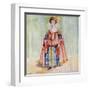English Woman 1610-Dion Clayton Calthrop-Framed Art Print