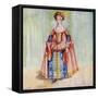 English Woman 1610-Dion Clayton Calthrop-Framed Stretched Canvas