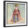 English Woman 1610-Dion Clayton Calthrop-Framed Art Print