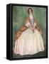 English Woman of 1710-Dion Clayton Calthrop-Framed Stretched Canvas