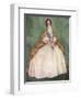 English Woman of 1710-Dion Clayton Calthrop-Framed Art Print