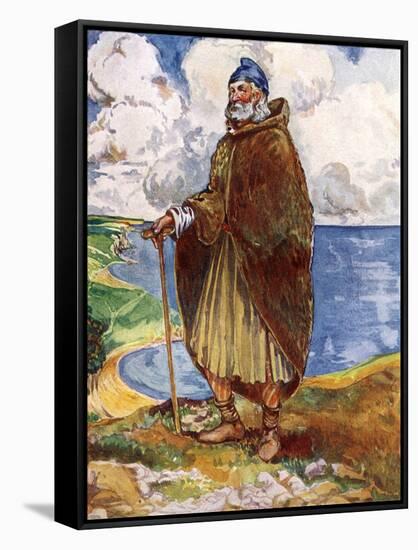 Englishman 1145-Dion Clayton Calthrop-Framed Stretched Canvas