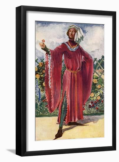 Englishman 1385-Dion Clayton Calthrop-Framed Art Print