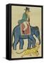 Englishman on an Elephant, India-null-Framed Stretched Canvas