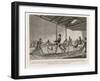 Englishmen Learn to Ride Johnson's Pedestrian Hobby Horse at the Riding School in the Strand London-null-Framed Art Print