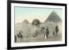 Englishmen Visiting Pyramids-null-Framed Premium Giclee Print