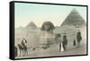 Englishmen Visiting Pyramids-null-Framed Stretched Canvas