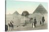 Englishmen Visiting Pyramids-null-Stretched Canvas