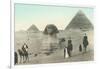 Englishmen Visiting Pyramids-null-Framed Art Print