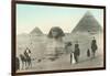 Englishmen Visiting Pyramids-null-Framed Art Print