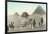 Englishmen Visiting Pyramids-null-Framed Art Print