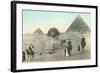 Englishmen Visiting Pyramids-null-Framed Art Print