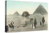 Englishmen Visiting Pyramids-null-Stretched Canvas