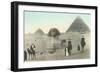 Englishmen Visiting Pyramids-null-Framed Art Print