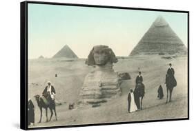 Englishmen Visiting Pyramids-null-Framed Stretched Canvas