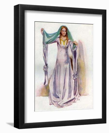 Englishwoman 1145-Dion Clayton Calthrop-Framed Art Print