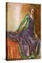 Englishwoman 1385-Dion Clayton Calthrop-Stretched Canvas