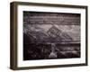 Engraved brickwork from the fourth courtyard at the Great Mosque in Xian-Werner Forman-Framed Giclee Print