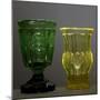 Engraved Coloured Glasses, Bohemia, 1830-1850-null-Mounted Giclee Print