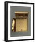 Engraved Gold Vanity Case Containing Lipstick Holder, Powder Holder and Cigarette Holder-Mario Buccellati-Framed Giclee Print