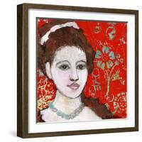 Engraved Love-Blenda Tyvoll-Framed Giclee Print