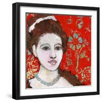 Engraved Love-Blenda Tyvoll-Framed Giclee Print