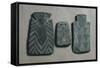 Engraved Plaques in Shape of Idols, from Granja De Cespedes-null-Framed Stretched Canvas