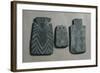 Engraved Plaques in Shape of Idols, from Granja De Cespedes-null-Framed Giclee Print