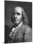 Engraved Portrait of Benjamin Franklin-null-Mounted Giclee Print