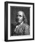 Engraved Portrait of Benjamin Franklin-null-Framed Giclee Print