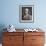 Engraved Portrait of Benjamin Franklin-null-Framed Giclee Print displayed on a wall