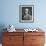 Engraved Portrait of Benjamin Franklin-null-Framed Giclee Print displayed on a wall