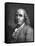 Engraved Portrait of Benjamin Franklin-null-Framed Stretched Canvas