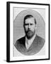 Engraved Portrait of "Dracula" Author Bram Stoker-null-Framed Photographic Print