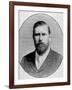 Engraved Portrait of "Dracula" Author Bram Stoker-null-Framed Photographic Print