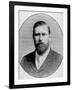 Engraved Portrait of "Dracula" Author Bram Stoker-null-Framed Photographic Print