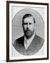 Engraved Portrait of "Dracula" Author Bram Stoker-null-Framed Photographic Print