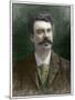 Engraved Portrait of Guy De Maupassant-Stefano Bianchetti-Mounted Premium Giclee Print