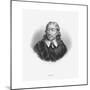 Engraved Portrait of John Milton-null-Mounted Giclee Print