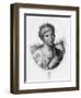 Engraved Portrait of Sappho, Greek Lyric Poet-null-Framed Giclee Print