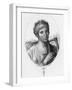 Engraved Portrait of Sappho, Greek Lyric Poet-null-Framed Giclee Print