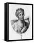 Engraved Portrait of Sappho, Greek Lyric Poet-null-Framed Stretched Canvas