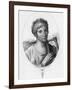 Engraved Portrait of Sappho, Greek Lyric Poet-null-Framed Giclee Print