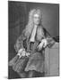 Engraved Portrait of Sir Isaac Newton-null-Mounted Giclee Print