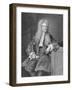 Engraved Portrait of Sir Isaac Newton-null-Framed Giclee Print