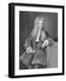 Engraved Portrait of Sir Isaac Newton-null-Framed Giclee Print