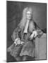 Engraved Portrait of Sir Isaac Newton-null-Mounted Giclee Print