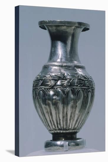 Engraved Silver Hellenistic Jug, from the Lukovit Treasure, Bulgaria-null-Stretched Canvas