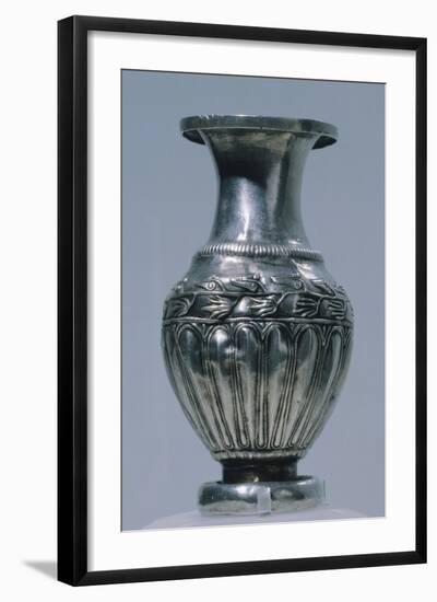 Engraved Silver Hellenistic Jug, from the Lukovit Treasure, Bulgaria-null-Framed Giclee Print